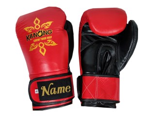 Personalizowane oryginalne skórzane rękawice do bokserskie : KNGCUST-R-419