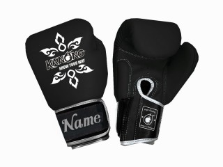 Personalizowane oryginalne skórzane rękawice do muay thai : KNGCUST-R-426