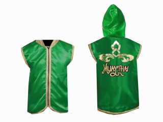 Kanong Muay Thai Bluzy / Kurtka z kapturem : KNHOD-121-Zielony