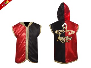 Kanong Personalizowane Bluzy dla dzieci : KNHODKID-121-czerwony-czarny