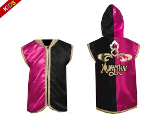 Kanong Personalizowane Bluzy dla dzieci : KNHODKID-121-różany-czarny