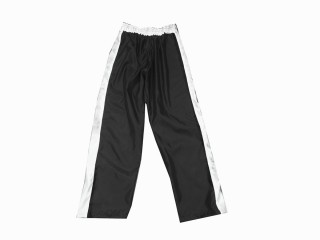Spodnie do kickboxingu z nazwą : KNPANTS-004-Retro-Czarny