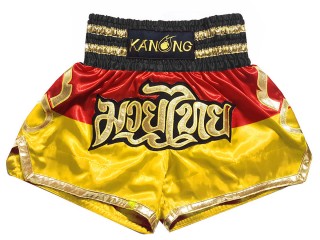 Spersonalizowane spodenki do muay thai z imieniem : KNSCUST-1261-Niemcy