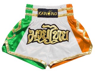 Spersonalizowane spodenki do muay thai z imieniem : KNSCUST-1261-Irlandia