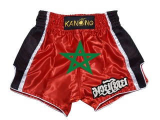 Spersonalizowane spodenki do muay thai z imieniem : KNSCUST-1261-Maroko