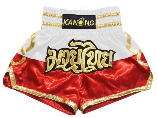 Spersonalizowane spodenki do muay thai z imieniem : KNSCUST-1261-Poland