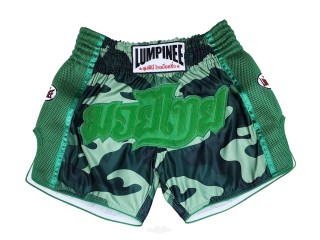 Spodenki Muay Thai Lumpinee : LUM-052-zielony-kamuflaż