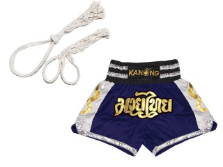 Zestaw Mongkol Prajead z spodenkami Muay Thai : Mongkol-Boran-147-Granatowy