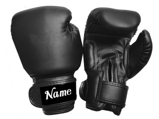 Personalizowane dziecięce rękawice do muay thai : KNGCUST-KIDS-436 Czarny