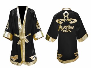 Kanong Muay Thai SZLAFROK BOKSERSKI : Czarny Lai Thai