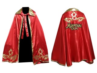 Kanong Muay Thai Kickboxingu tajski Batman Robe : Czerwony/złoto