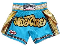 Spodenki Muay Thai Kickboxingu Lumpinee : LUM-045-Niebieski niebo