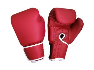 Rękawice do Muay Thai bokserskie Kanong : Classic Czerwony