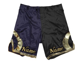 Personalizowane spodenki MMA : Granatowo-Czarne