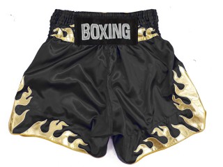 Spersonalizowane Spodnie bokserskie : KNBSH-038-Czarno-Złoty