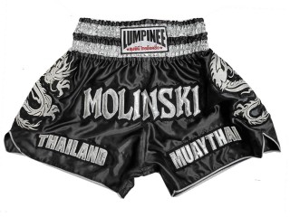 Personalizowane spodenki Muay Thai : KNSCUST-1251-Czarny