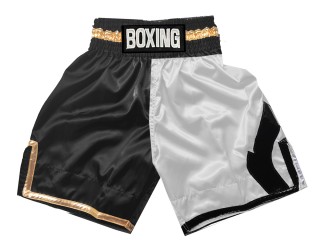 Spersonalizowane Spodnie bokserskie : KNBSH-037-TT-Czarny-Biały