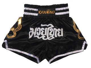 Spodenki Muay Thai Kanong : KNS-143-Czarny