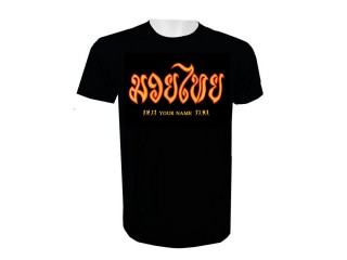 Dodaj nazwę koszulka muay thai kickboxingu : KNTSHCUST-008