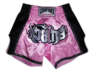 Spodenki Muay Thai dla Dzieci LUMPINEE : LUMRTO-003-Czarny-Różowy-K