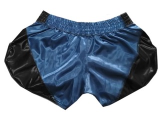 Spodenki Muay Thai Retro KANONG : KNSRTO-202-Ciemnoniebieski