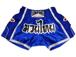 Spodenki Muay Thai Kickboxingu Lumpinee : LUMRTO-005-Niebieski