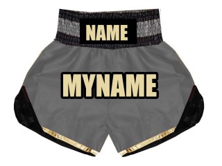 Personalizowane Spodenki do Bokserskie : KNBSH-022-Srebro