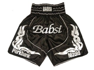 Personalizowane Spodenki Bokserskie : KNBXCUST-2035-Czarny