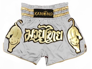 Spodenki Muay Thai Kanong : KNS-135-szary