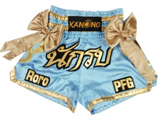 Dostosowane spodenki Muay Thai z haftem : KNSCUST-1148