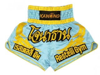 Dostosowane spodenki Muay Thai z haftem : KNSCUST-1149