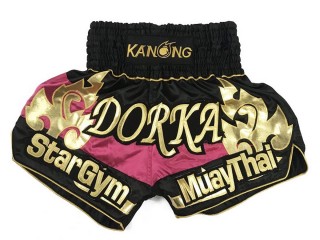 Dostosowane spodenki Muay Thai z haftem : KNSCUST-1157