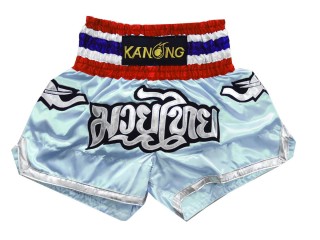 Spodenki Muay Thai Kanong : KNS-125-jasny niebieski