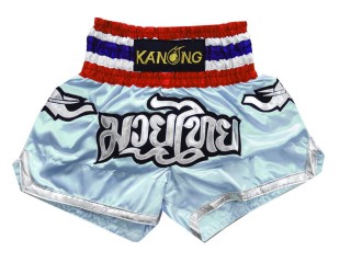 Spodenki Muay Thai Kanong : KNS-125-Błękitny