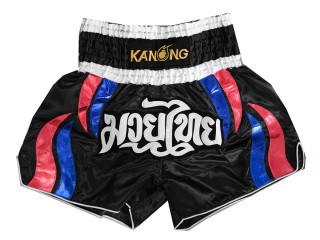 Spodenki Muay Thai Kanong : KNS-138-Czarny