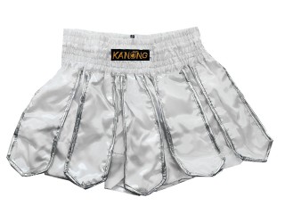 Spodenki Muay Thai Kanong : KNS-139-Biały