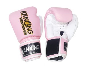 Rękawice bokserskie dla dzieci Kanong : jasnoróżowy