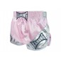 Spodenki do Muay Thai Retro KANONG : KNSRTO-201-Różowy-Srebro