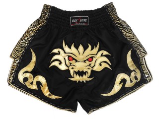 Spodenki Muay Thai Kickboxingu Boxsense : BXSRTO-026-Czarny