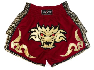 Spodenki Muay Thai Kickboxingu Boxsense : BXSRTO-026-Kasztanowaty