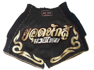 Spodenki Muay Thai Kickboxingu Boxsense : BXSRTO-027-Czarny