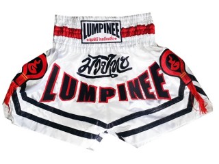 Spodenki Muay Thai Męskie Lumpinee : LUM-036-Biały